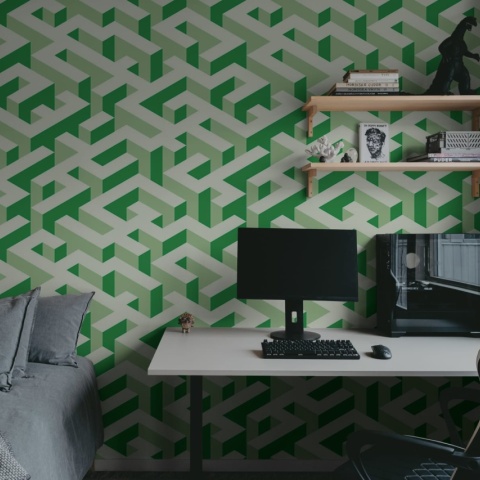 Fototapet, Mace Game, Green, Rebel Walls - Img 3