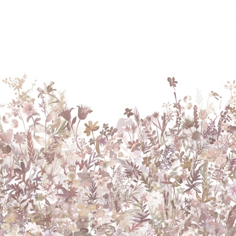Fototapet, May Meadow, Dusty Pink, Rebel Walls - Img 2