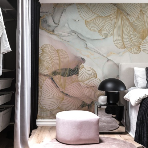 Fototapet, Opulence, Pink Marble, Rebel Walls - Img 6