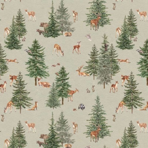Fototapet Pine Forest - Green, Kikki Belle - Img 2