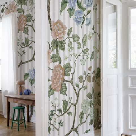 Fototapet, Rose Stripe, White, Rebel Walls - Img 6
