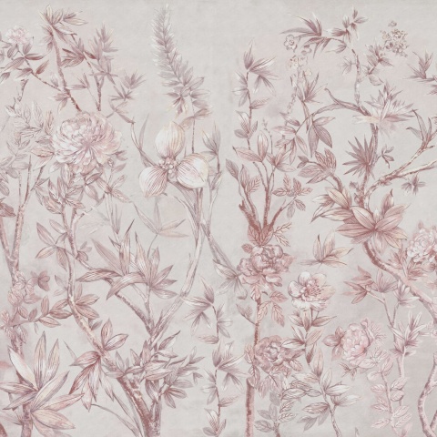 Fototapet, Silk Floral, Dusty Pink, Rebel Walls - Img 2