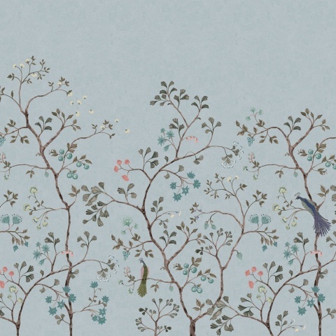 Fototapet, Songbird Mural, Blue, Rebel Walls - Img 2
