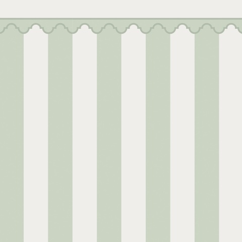Fototapet, Stripe Chateau, Green, Rebel Walls - Img 2