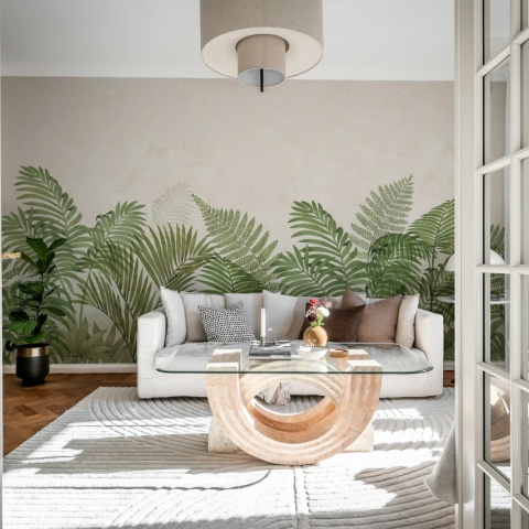 Fototapet, Tropical Serenity, Green, Rebel Walls - Img 4