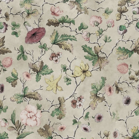 Fototapet, Verdant Bloom, Beige, Rebel Walls - Img 2