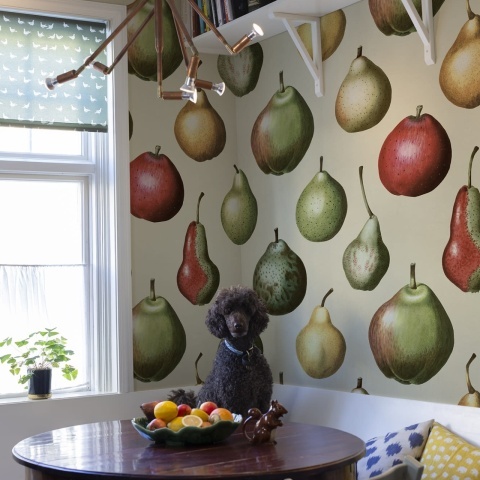 Fototapet, Vintage Pear, Happy, Rebel Walls