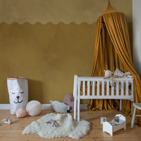 Fototapet, Wave Border, Yellow, Rebel Walls - Img 3