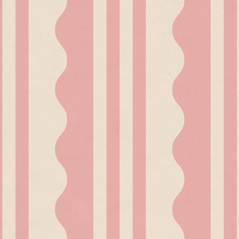 Fototapet, Wavy Stripe, Pink, Rebel Walls - Img 2