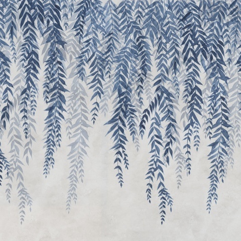 Fototapet, Whispers of Bamboo, Blue, Rebel Walls - Img 2