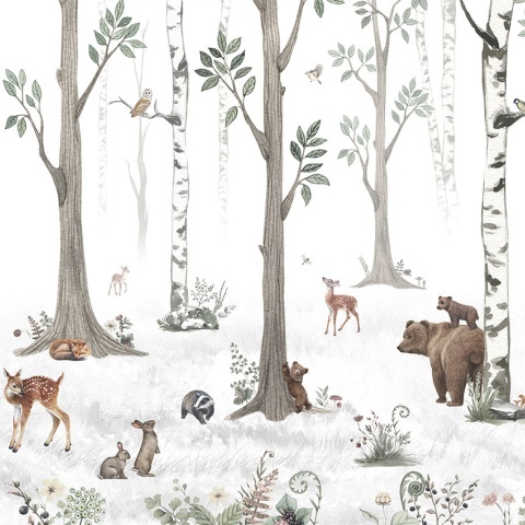 Fototapet White Forest, Kikki Belle - Img 2