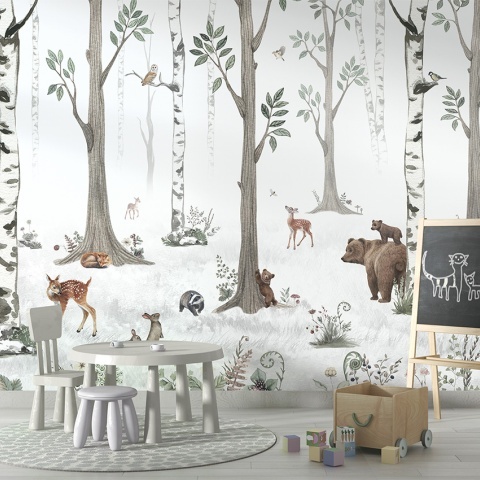 Fototapet White Forest, Kikki Belle - Img 5