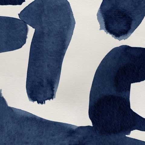 Fototapet, Wiggle Shapes, Blue, Rebel Walls - Img 2