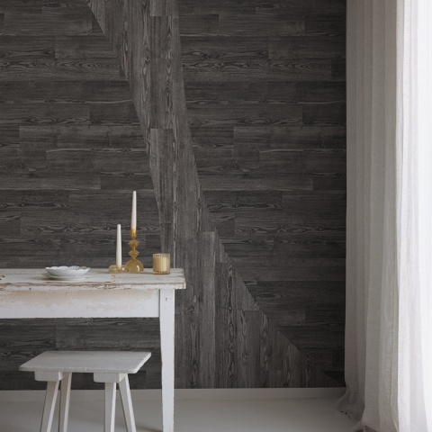 Fototapet, Woodline, Gray, Rebel Walls - Img 3