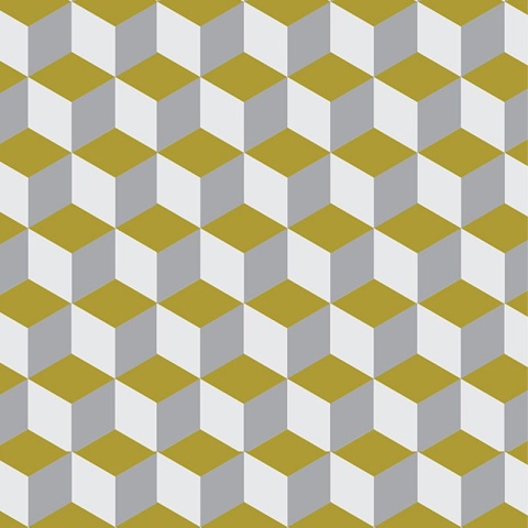 Fototapet Yellow and White Cube, VLAdiLA - Img 2