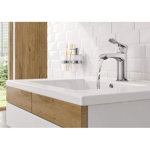 Lavoar ceramic, cu montare încastrată - 60 cm, Floks, CDI_6U6M - Img 2