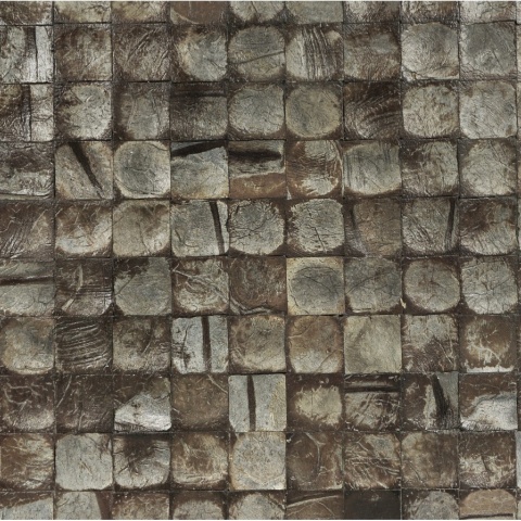 Panou decorativ 3D, Coconut, Bagonjong Grey, 6 placi 42x42cm, 1.05 mp - Img 10