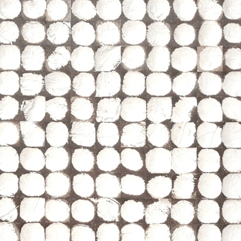 Panou decorativ 3D, Coconut, Bagonjong White, 6 placi 42x42cm, 1.05 mp - Img 11