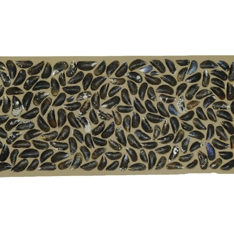 Panou decorativ 3D, Scoici, Dutch Dyke Colored, 100x100 cm - Img 2