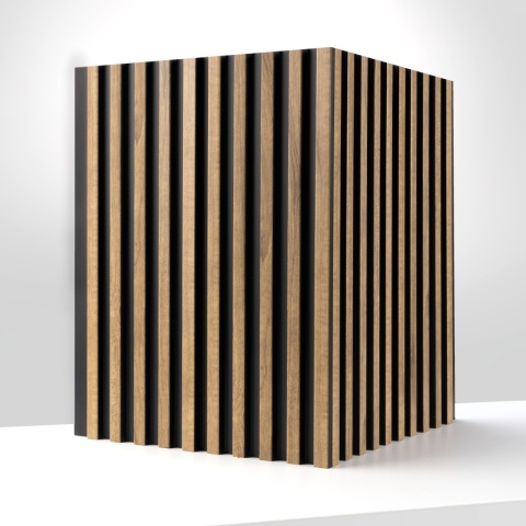 Panou riflaj decorativ 3D Asti, Oak Craft, 12.2x1.2x270 cm - Img 4