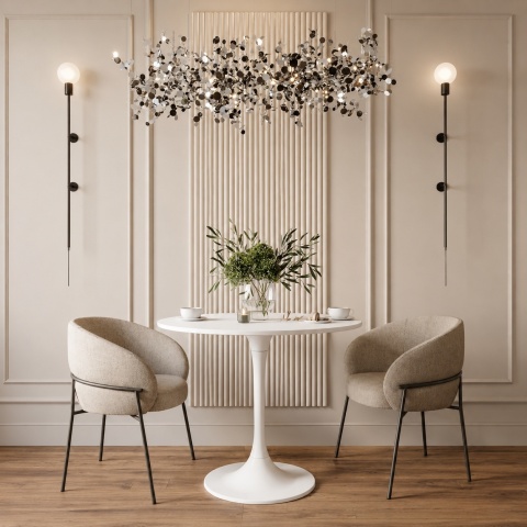 Panou riflaj decorativ 3D, PNH878 - 25x1.6x280 cm - Img 2