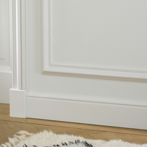 Plinta decorativa din polimer rigid S5 - 8x1.4x200 cm - plinte duropolimer