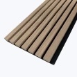 Profil dreapta pentru riflaj decorativ MDF, Sonoma Oak, fonoabsorbant, 2.7x2.1x270 cm - Img 3