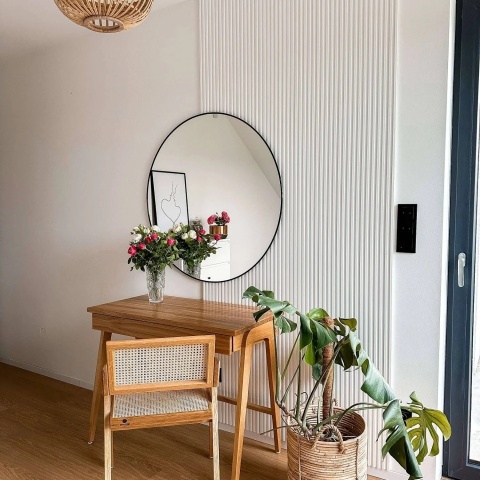 Profil stanga riflaj decorativ 3D, Groove/Moon L, 4.2x1.2x270 cm, Manavi - Img 7