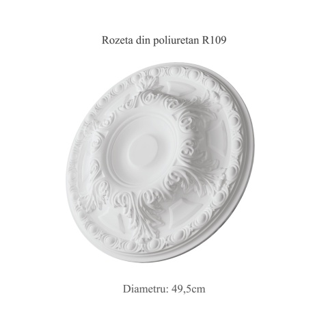 Rozeta din poliuretan, Manavi, R109 - Ø 49.5 cm - Img 3