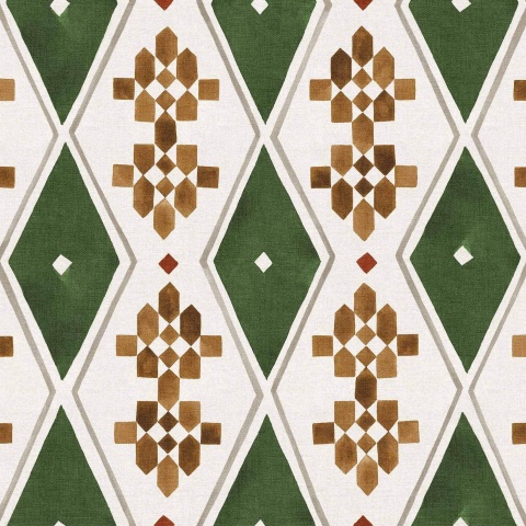Tapet, Beldi Rugs, Leaves, Coordonne, 5.2mp / rola - Img 2