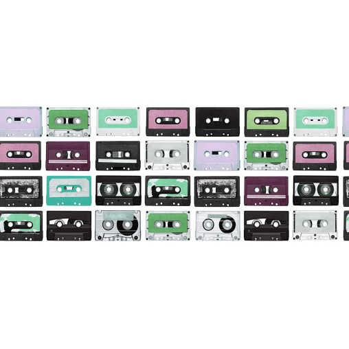 Tapet Casette Tape, Purple Rain, Rebel Walls, 5 mp / rola - Img 2