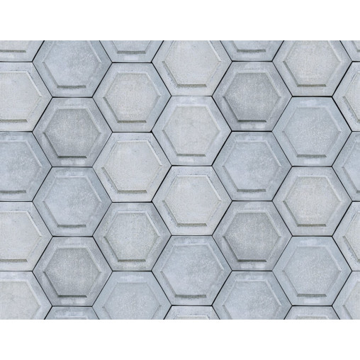 Tapet Concrete Hexagon, Rebel Walls - Img 2