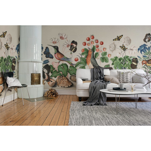 Tapet Flora and Fauna, Color, Rebel Walls