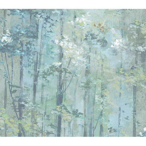 Tapet Glade, Seafoam Green Luxury Tree, 1838 Wallcoverings, 5.3mp / rola - Img 2
