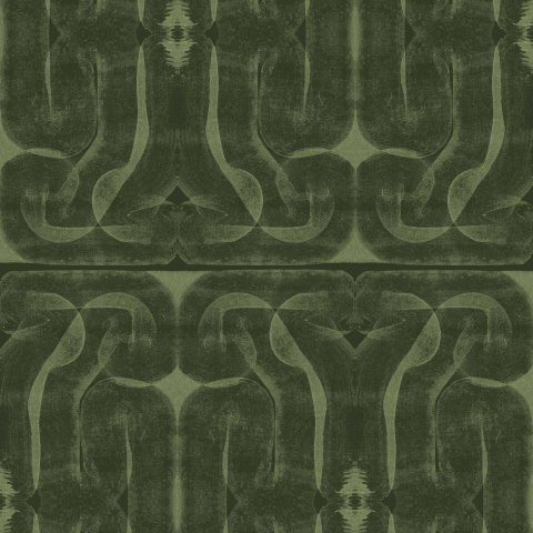 Tapet Infinity Strokes, Green, Coordonne 5mp / rola - Img 2