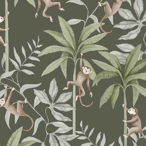 Tapet lavabil, Jungle Friends 6935, 5.3mp / rola - Img 2