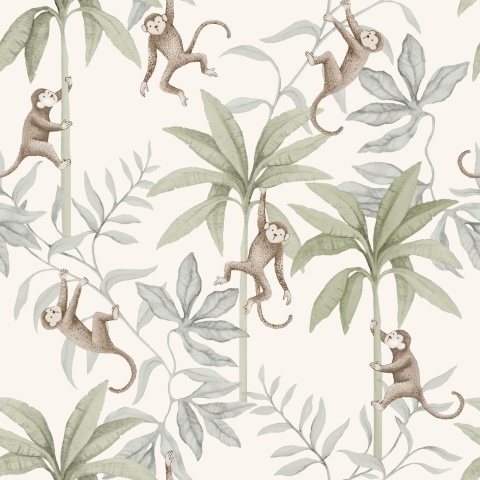 Tapet lavabil, Jungle Friends 6936, 5.3mp / rola - Img 2