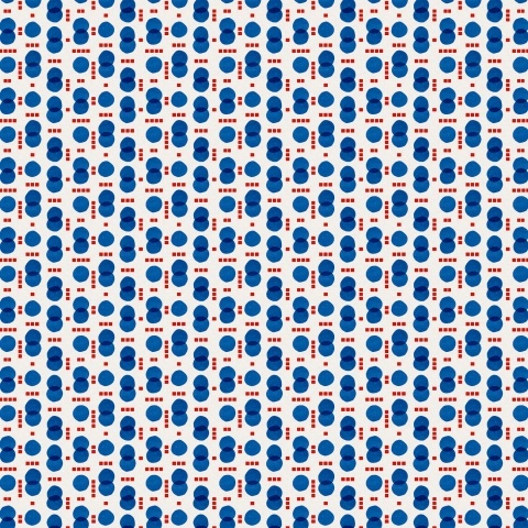Tapet lavabil Rebel Dots, Blue, TresTintas 5mp / rola - Img 3