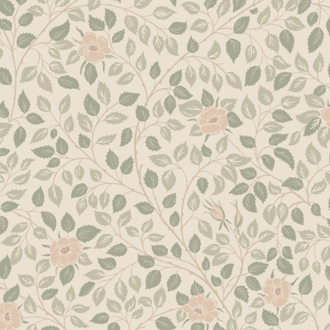 Tapet lavabil, Solliden, Spring Green, Sandberg, 5.3mp / rola - Img 2