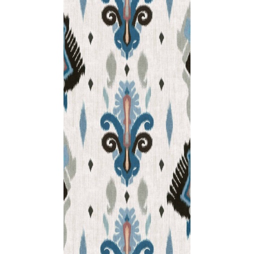 Tapet lavabil Sumba, White, Coordonne 5mp / rola - Img 2
