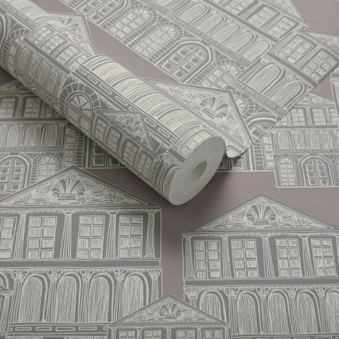 Tapet, Maison, Rose Pink Luxury Patterned, 1838 Wallcoverings, 5.3mp / rola - Img 2
