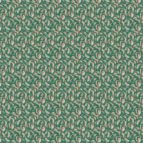 Tapet Moroccan Branches, Turquoise, Coordonne 5mp / rola - Img 3