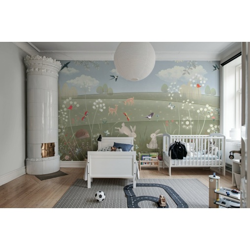 Tapet Spring Meadow, Multi, Rebel Walls