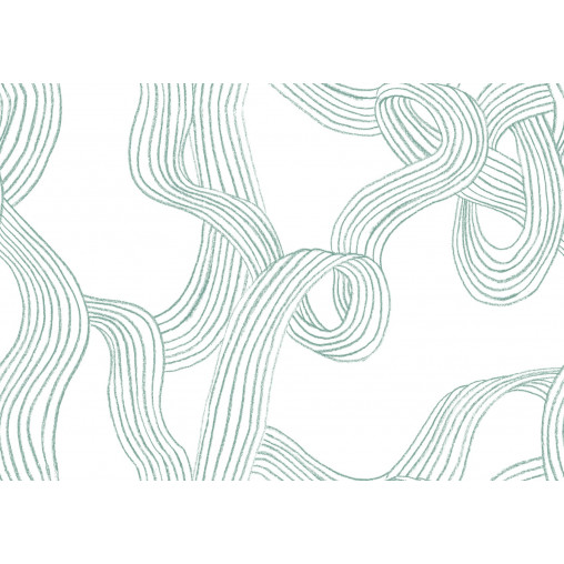 Tapet Stripes Repeatable, Mint, Rebel Walls - Img 2