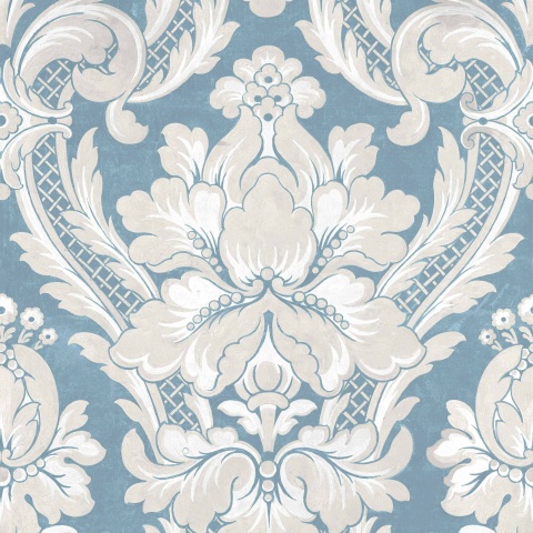 Tapet Venetian Damask, Sapphire, Coordonne, 5mp / rola - Img 2