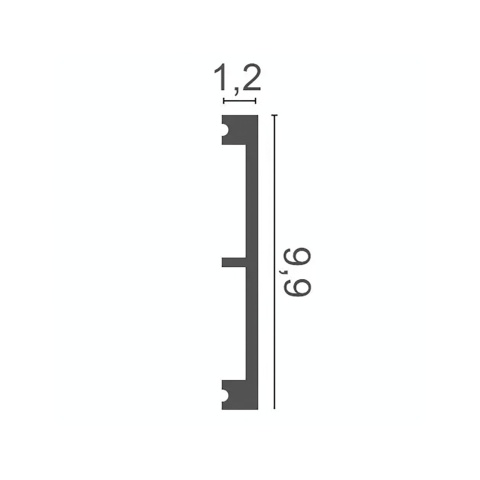 Brau polimer rigid HCR520 - 9.9x1.2x200 cm - Img 2