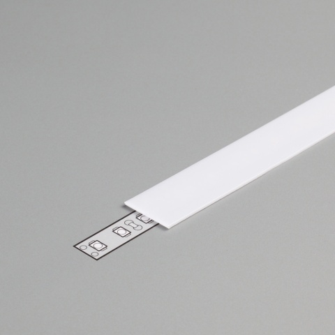 Difuzor de lumina LED din PVC, alb, 2.2x100 cm - Img 2