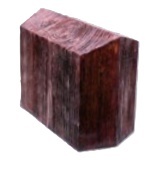 Element de imbinare din poliuretan, rosu, modern, E055R - 10x23x15 cm