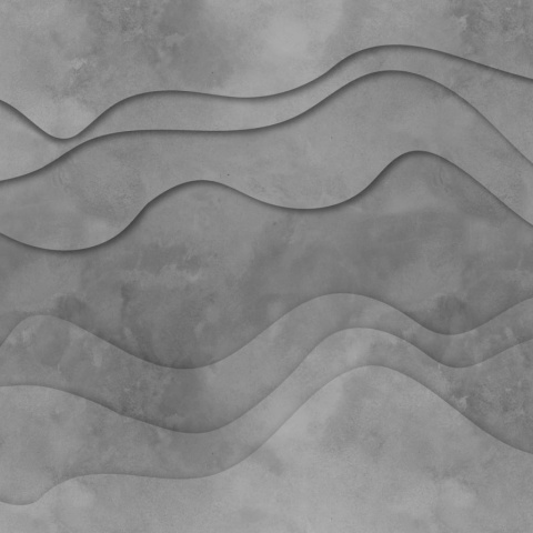 Fototapet, 3D Wave, Grey, Rebel Walls - Img 2