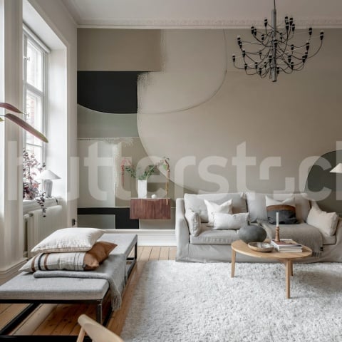 Fototapet, Abstract Shapes, Soft, Rebel Walls
